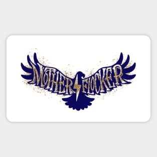 Mother Flocker Navy Magnet